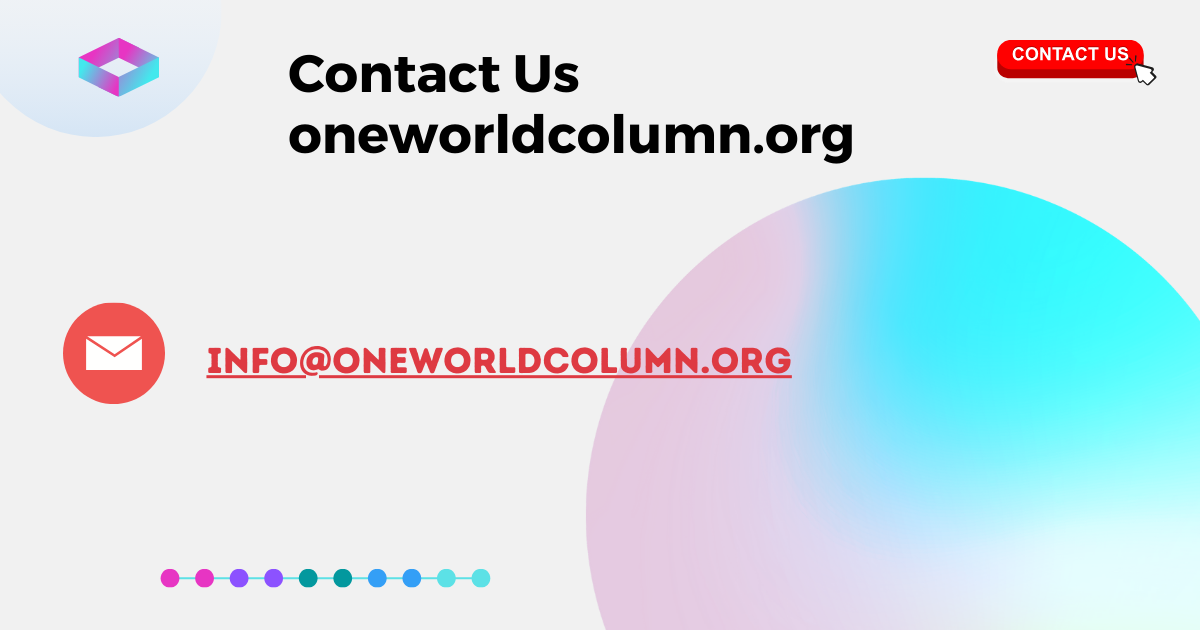 the oneworldcolumn.org #blog