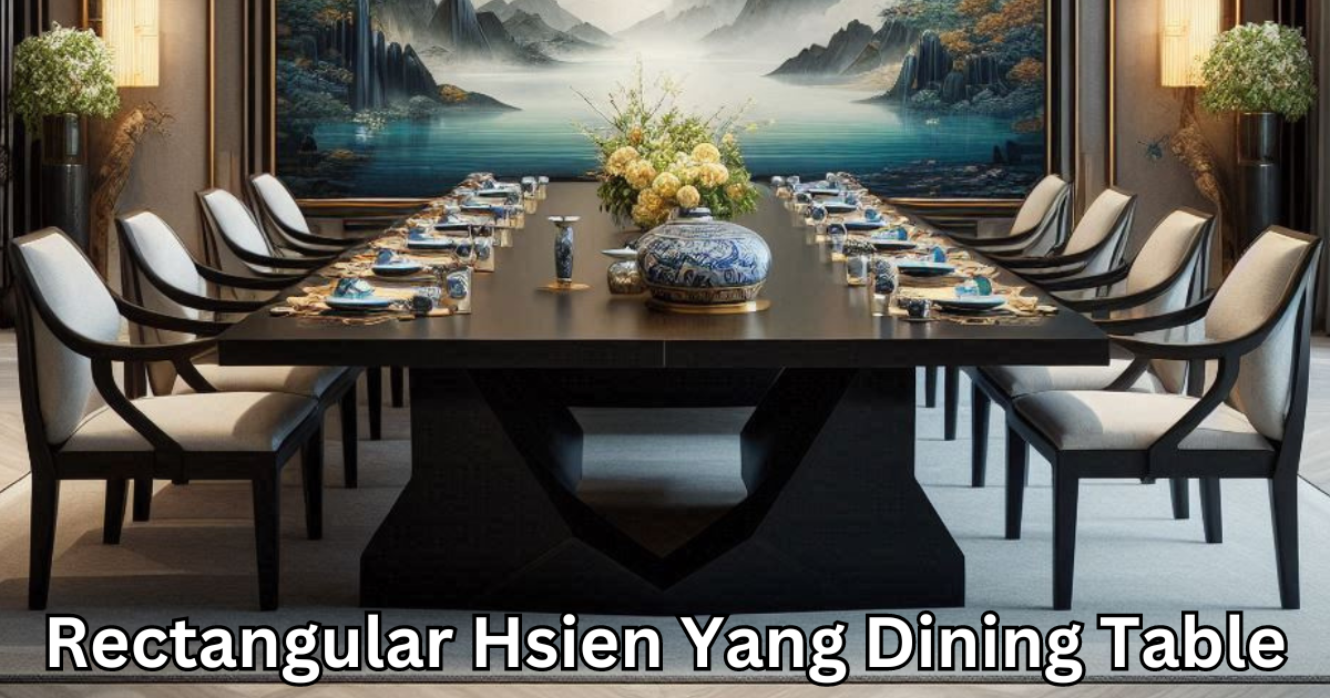 Rectangular Hsien Yang Dining Table: A Perfect Home Addition