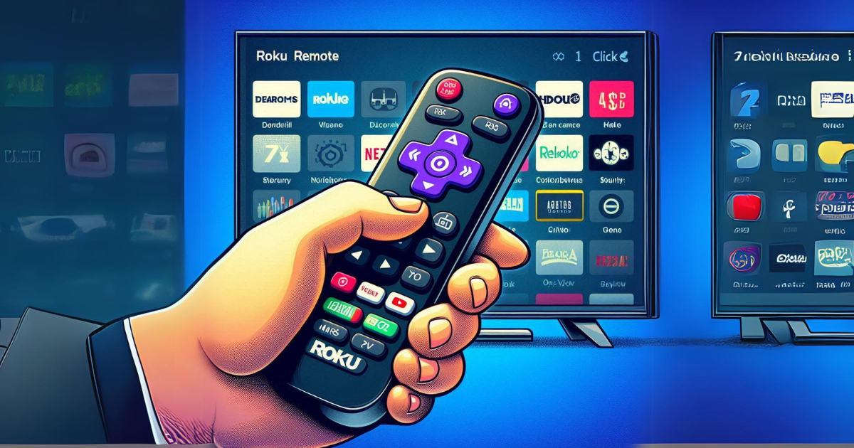 1 Click Tech Roku Remote Pairing